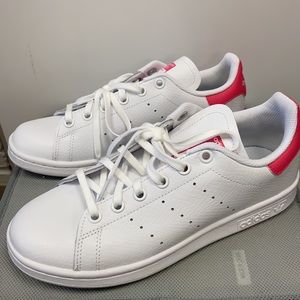 White And Pink Stan Smith Adidas.